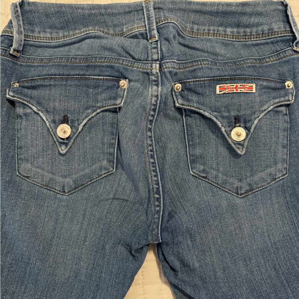 Hudson Collin Flap Skinny Crop jeans